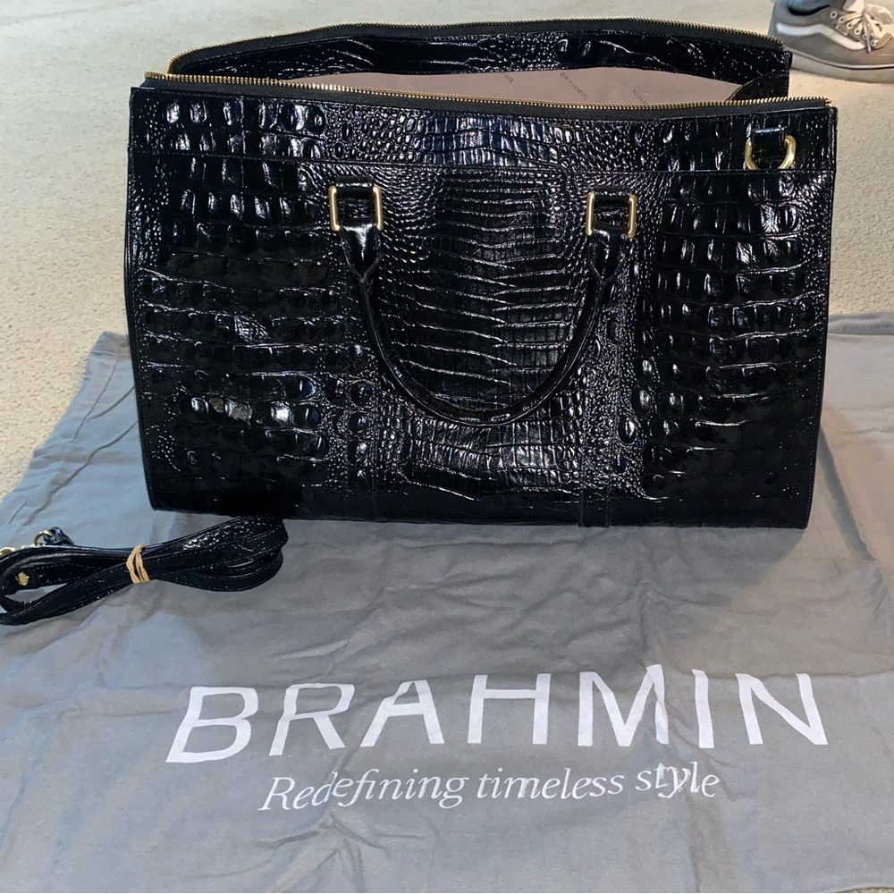 Never used Brahmin leather bag